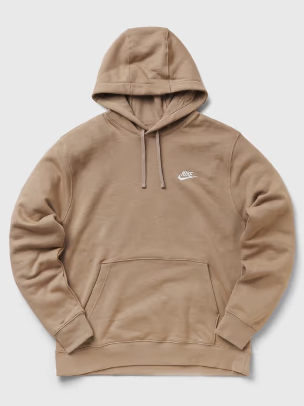 Nike Men's Beige/Tan Pullover Hoodie- Large